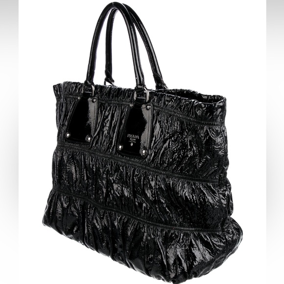 Prada Vernis Gaufre Tote - Picture 3 of 8